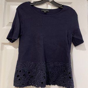 Ann Taylor Navy Top (Retail: $60)